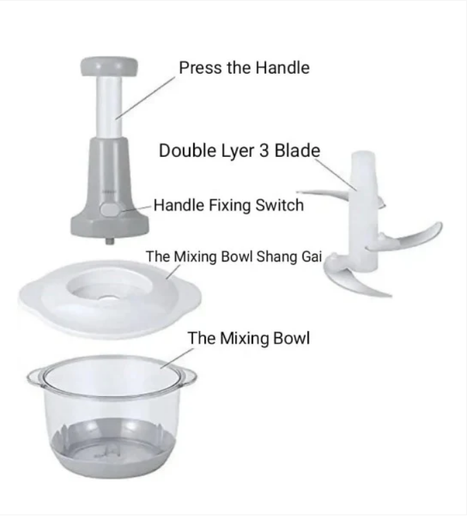 Manual Hand Operated 2000 ML litter Chopper